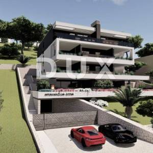 OPATIJA, CENTAR – luksuzan penthouse s panoramskim pogledom na more i garažom, top lokacija