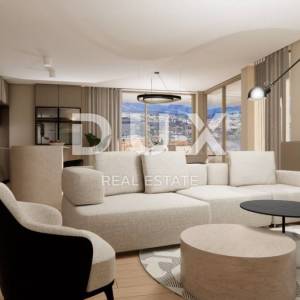 OPATIJA, CENTAR – luksuzan penthouse u centru Opatije, privatna pozicija i krovni bazen, samo 200m od mora