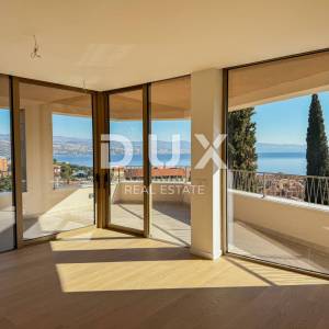 OPATIJA, CENTAR – luksuzan penthouse u centru Opatije, privatna pozicija i krovni bazen, samo 200m od mora