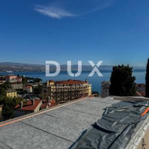 OPATIJA, CENTAR – luksuzan penthouse u centru Opatije, privatna pozicija i krovni bazen, samo 200m od mora