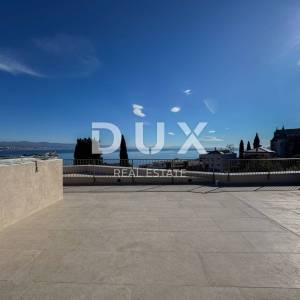OPATIJA, CENTAR – luksuzan penthouse u centru Opatije, privatna pozicija i krovni bazen, samo 200m od mora