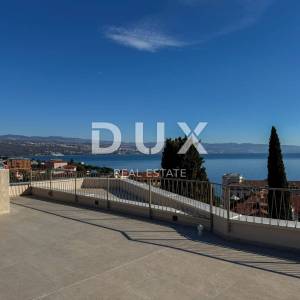 OPATIJA, CENTAR – luksuzan penthouse u centru Opatije, privatna pozicija i krovni bazen, samo 200m od mora
