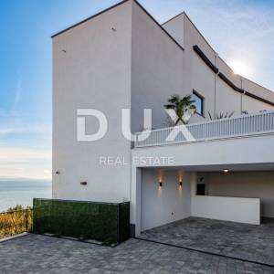 OPATIJA, CENTAR – luksuzna etaža od 300m2 u novogradnji s garažom, panoramski pogled na more