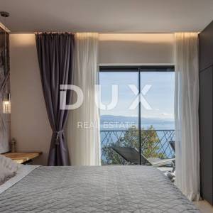 OPATIJA, CENTAR – luksuzna etaža od 300m2 u novogradnji s garažom, panoramski pogled na more