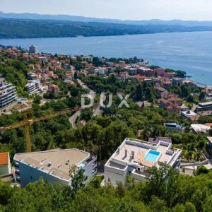 OPATIJA, CENTAR - luksuzna stambeno-poslovna zgrada sa 7 stanova, garažom i bazenom u centru Opatije