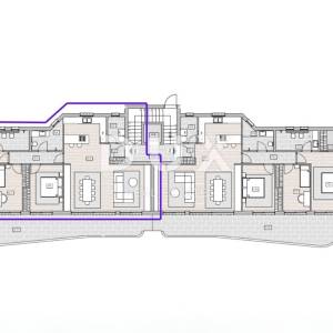 OPATIJA, CENTAR - moderan stan u luksuznoj novogradnji, s prekrasnim pogledom na more i garažom