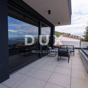 OPATIJA, CENTAR - najam stana 130m2 u novogradnji s bazenom i garažom u centru Opatije