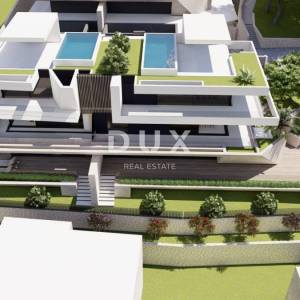 OPATIJA, CENTAR - novo - 3 građevinska zemljišta za izgradnju 18 luksuznih stanova, top pozicija iznad centra