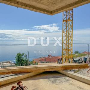 OPATIJA, CENTAR - odličan stan u novogradnji s velikom terasom, garažom i jacuzzijem, top lokacija