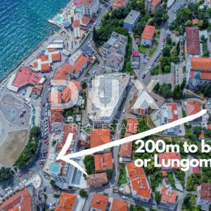 OPATIJA, CENTAR - penthouse u centru Opatije s više terasa, panoramski pogled, garaža, 200 metara od Lungomare