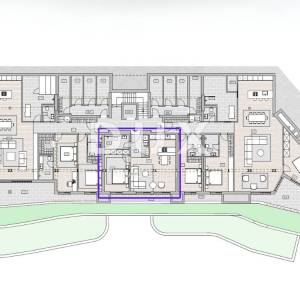 OPATIJA, CENTAR - posebna novogradnja u centru Opatije, s pogledom na more, garažom, samo 400m od mora