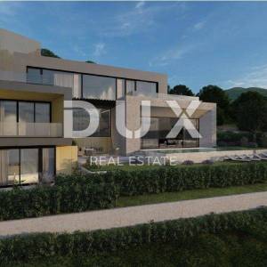 OPATIJA, CENTAR - prekrasna luksuzna vila iznad centra Opatije s panoramskim pogledom na more i velikom okućnicom 