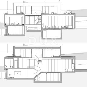 OPATIJA, CENTAR - prekrasna luksuzna vila iznad centra Opatije s panoramskim pogledom na more i velikom okućnicom 