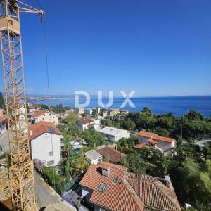 OPATIJA, CENTAR- stan 1. kat 190m2 s panoramskim pogledom na more i bazenom A4