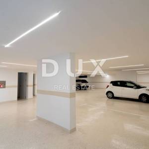 OPATIJA, CENTAR - stan 132m2 u novogradnji s vrtom, bazenom, garažom, pogled na more, centar Opatije