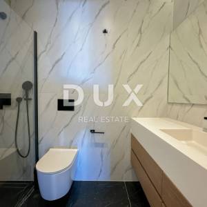 OPATIJA, CENTAR - stan 132m2 u novogradnji s vrtom, bazenom, garažom, pogled na more, centar Opatije