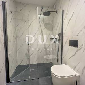 OPATIJA, CENTAR - stan 132m2 u novogradnji s vrtom, bazenom, garažom, pogled na more, centar Opatije