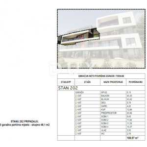 OPATIJA, CENTAR- stan 180.97m2 DB+4S s panoramskim pogledom na more- 2.KAT- STAN 202