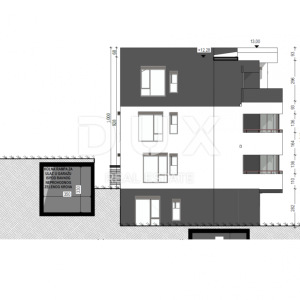 OPATIJA, CENTAR- stan 180.97m2 DB+4S s panoramskim pogledom na more- 2.KAT- STAN 202