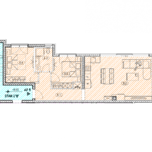OPATIJA, CENTAR- stan novogradnja 77,09m2 s panoramskim pogledom na more- APARTMAN 5