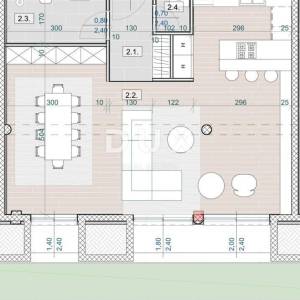 OPATIJA, CENTAR - stan prizemlje 58m2 s pogledom na more- K1 