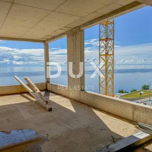 OPATIJA, CENTAR - stan s panoramskim pogledom na more, garažom i jacuzzijem iznad centra Opatije 