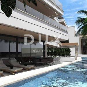 OPATIJA, CENTAR- villa - ekskluzivni dvoetažni stan 242,42m2 s pogledom na more s bazenom i okolišem - 3C