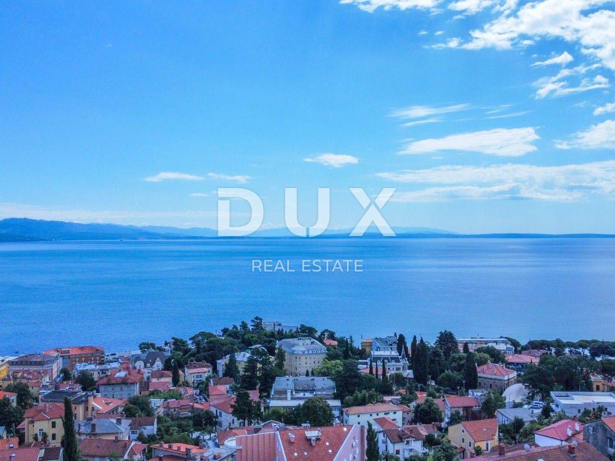 OPATIJA, CENTAR – zemljište za izgradnju 5 stambenih zgrada odnosno 30 stanova s panoramskim pogledom na more