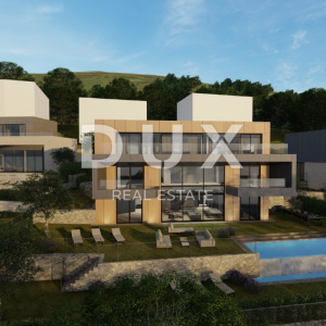 OPATIJA, CENTAR - zemljište 929m2 za vilu s bazenom s građevinskom dozvolom, centar Opatije, panoramski pogled