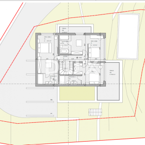 OPATIJA, CENTAR - zemljište 929m2 za vilu s bazenom s građevinskom dozvolom, centar Opatije, panoramski pogled