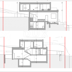 OPATIJA, CENTAR - zemljište 929m2 za vilu s bazenom s građevinskom dozvolom, centar Opatije, panoramski pogled