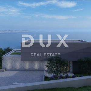 OPATIJA, CENTAR - zemljište 929m2 za vilu s bazenom s građevinskom dozvolom, centar Opatije, panoramski pogled