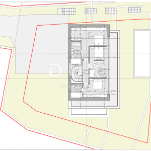 OPATIJA, CENTAR - zemljište 1008m2 za vilu 400m2 iznad centra Opatije s građevinskom dozvolom, panoramski pogled na more ...