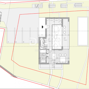 OPATIJA, CENTAR - zemljište 1008m2 za vilu 400m2 iznad centra Opatije s građevinskom dozvolom, panoramski pogled na more ...