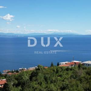 OPATIJA- građevinsko zemljište 10000m2 s panoramskim pogledom na more za stambenu zgradu-stanove-apartmane/ obiteljsku kuću/ ku...