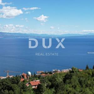 OPATIJA- građevinsko zemljište 10000m2 s panoramskim pogledom na more za stambenu zgradu-stanove-apartmane/ obiteljsku kuću/ ku...