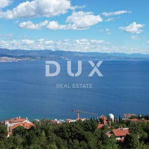 OPATIJA- građevinsko zemljište 10000m2 s panoramskim pogledom na more za stambenu zgradu-stanove-apartmane/ obiteljsku kuću/ ku...