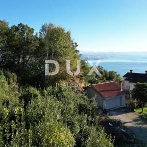 OPATIJA - građevinsko zemljište 1400m2 S LOKACIJSKOM DOZVOLOM!!! i panoramskim pogledom na more