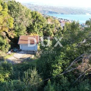 OPATIJA - građevinsko zemljište 1400m2 S LOKACIJSKOM DOZVOLOM!!! i panoramskim pogledom na more