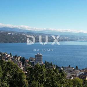 OPATIJA - građevinsko zemljište 1400m2 S LOKACIJSKOM DOZVOLOM!!! i panoramskim pogledom na more