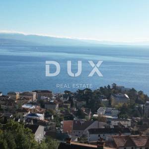OPATIJA - građevinsko zemljište 1400m2 S LOKACIJSKOM DOZVOLOM!!! i panoramskim pogledom na more