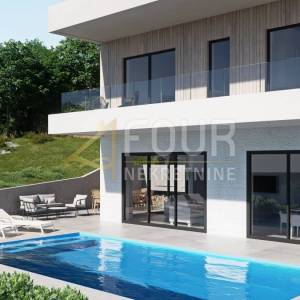 Opatija, građevinsko zemljište, 751m2, pogled na more