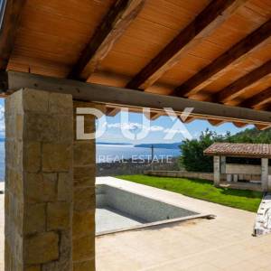 OPATIJA, IČIĆI, ANIČIĆI - ville 500m2 započeta gradnja (2 kom) s bazenom i panoramskim pogledom na more + okolić 2500m2