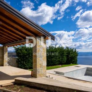 OPATIJA, IČIĆI, ANIČIĆI - ville 500m2 započeta gradnja (2 kom) s bazenom i panoramskim pogledom na more + okolić 2500m2