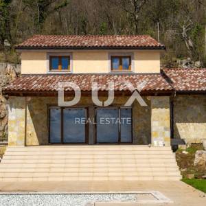 OPATIJA, IČIĆI, ANIČIĆI - ville 500m2 započeta gradnja (2 kom) s bazenom i panoramskim pogledom na more + okolić 2500m2