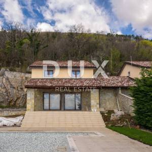 OPATIJA, IČIĆI, ANIČIĆI - ville 500m2 započeta gradnja (2 kom) s bazenom i panoramskim pogledom na more + okolić 2500m2