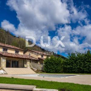 OPATIJA, IČIĆI, ANIČIĆI - ville 500m2 započeta gradnja (2 kom) s bazenom i panoramskim pogledom na more + okolić 2500m2