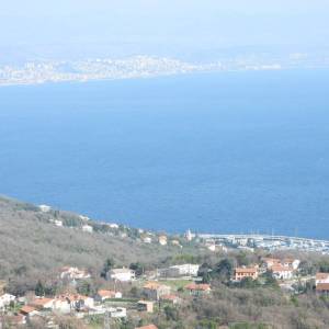OPATIJA, IČIĆI, ANIČIĆI - ville 500m2 započeta gradnja (2 kom) s bazenom i panoramskim pogledom na more + okolić 2500m2