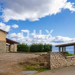 OPATIJA, IČIĆI, ANIČIĆI - ville 500m2 započeta gradnja (2 kom) s bazenom i panoramskim pogledom na more + okolić 2500m2