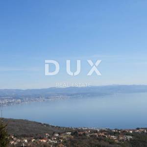 OPATIJA, IČIĆI, ANIČIĆI - ville 500m2 započeta gradnja (2 kom) s bazenom i panoramskim pogledom na more + okolić 2500m2